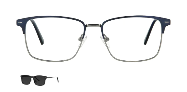 Optical frame with clip-on TONNY 48363C4-CL1