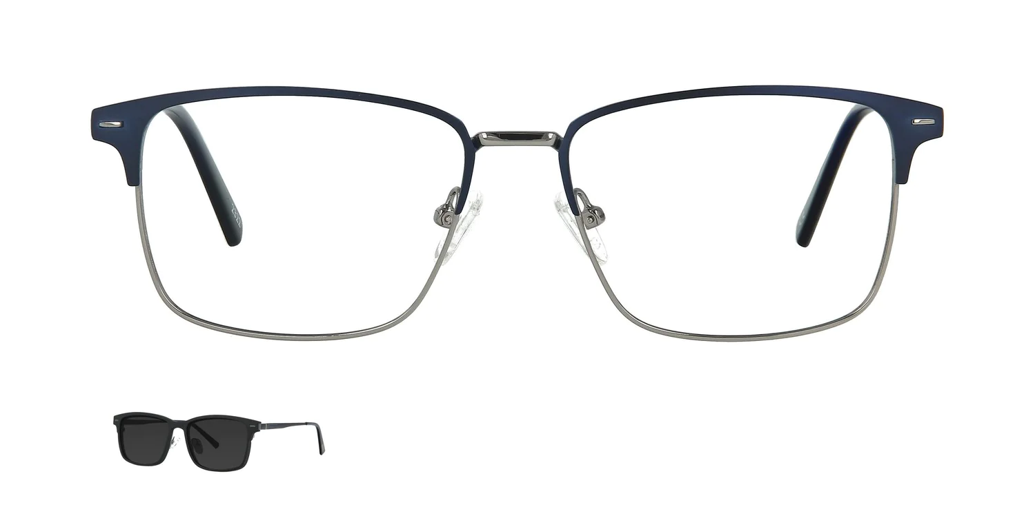 Optical frame with clip-on...
