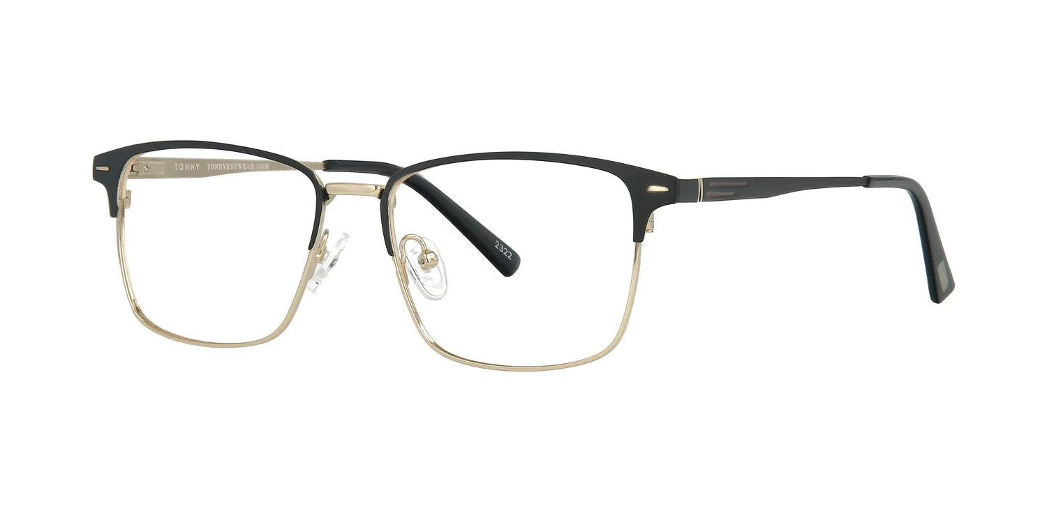 Optical frame with clip-on TONNY 48363C1-CL1