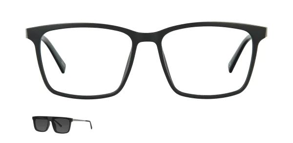 Optical frame with clip-on TONNY 48374C1-CL1