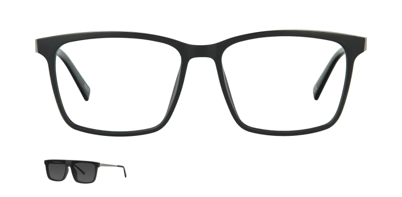 Optical frame with clip-on TONNY 48374C1-CL1