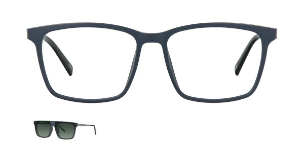 Optical frame with clip-on TONNY 48374C2-CL1
