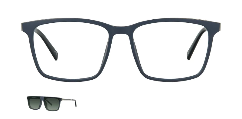 Optical frame with clip-on TONNY 48374C2-CL1