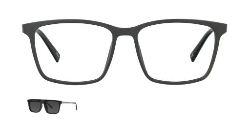 Optical frame with clip-on TONNY 48374C3-CL1