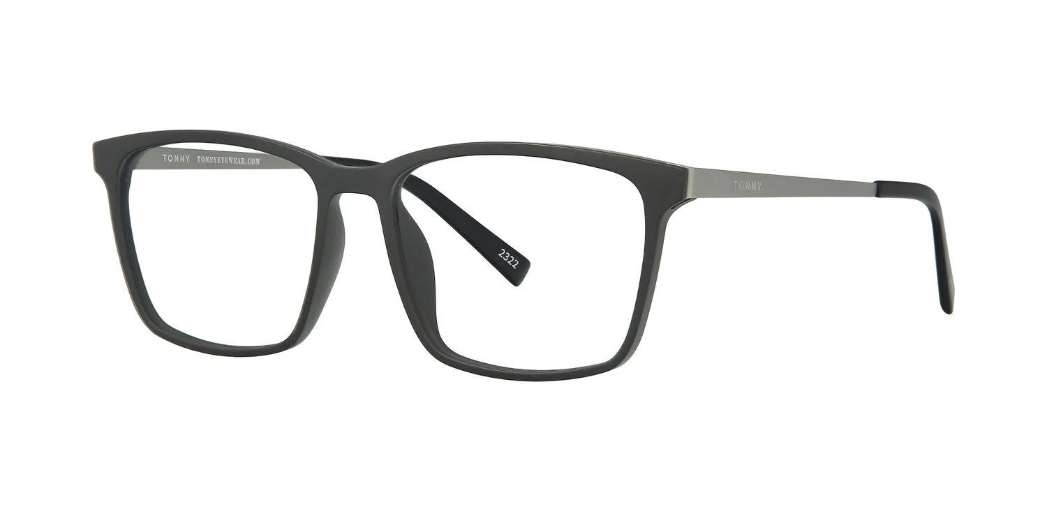 Optical frame with clip-on TONNY 48374C3-CL1