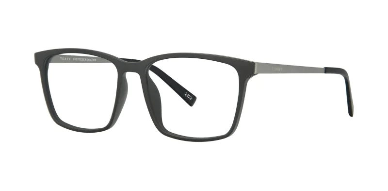 Optical frame with clip-on TONNY 48374C3-CL1