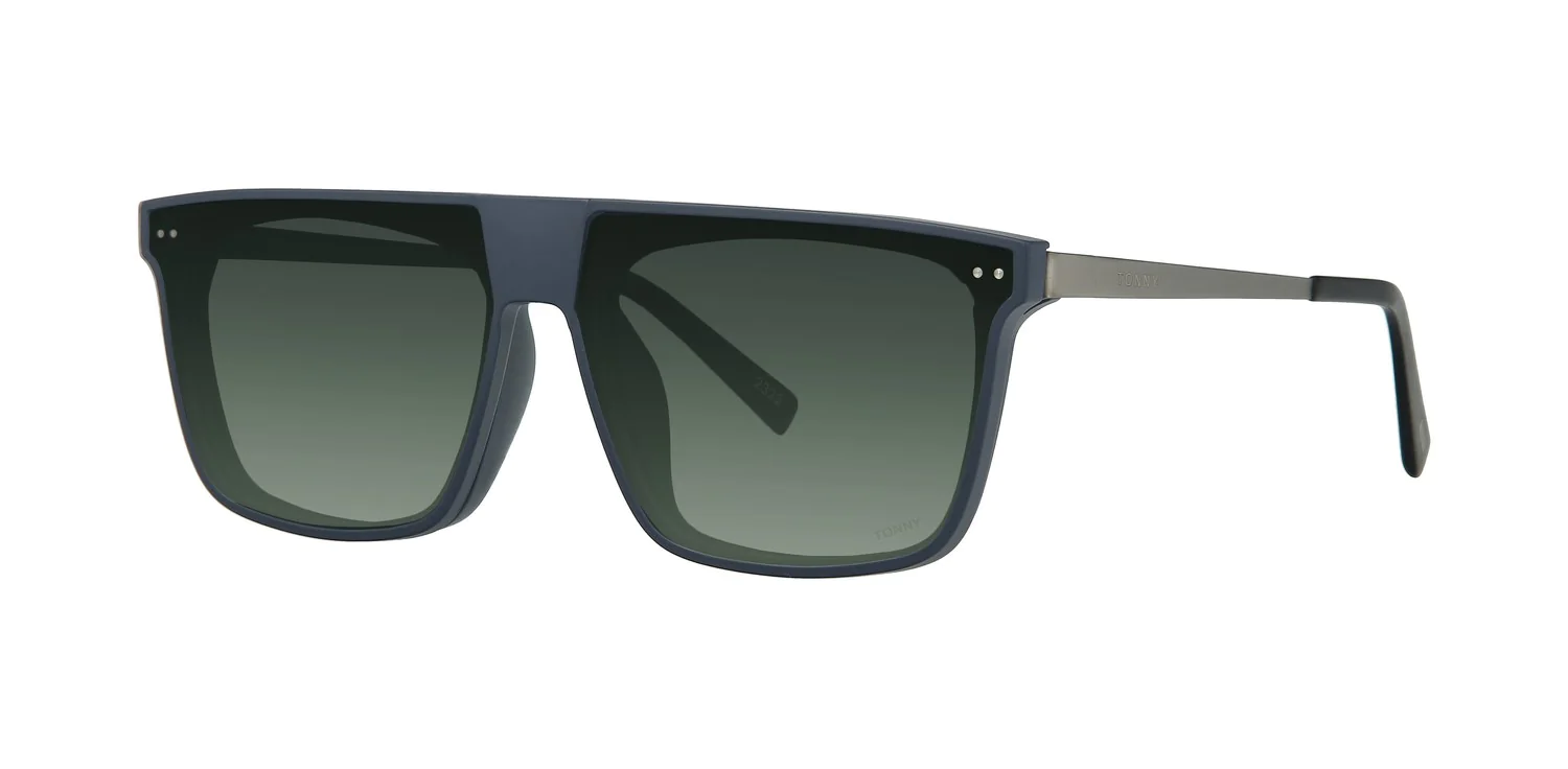 Optical frame with clip-on TONNY 48374C2-CL1