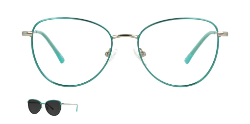 Optical frame with clip-on TONNY 48380C1-CL1