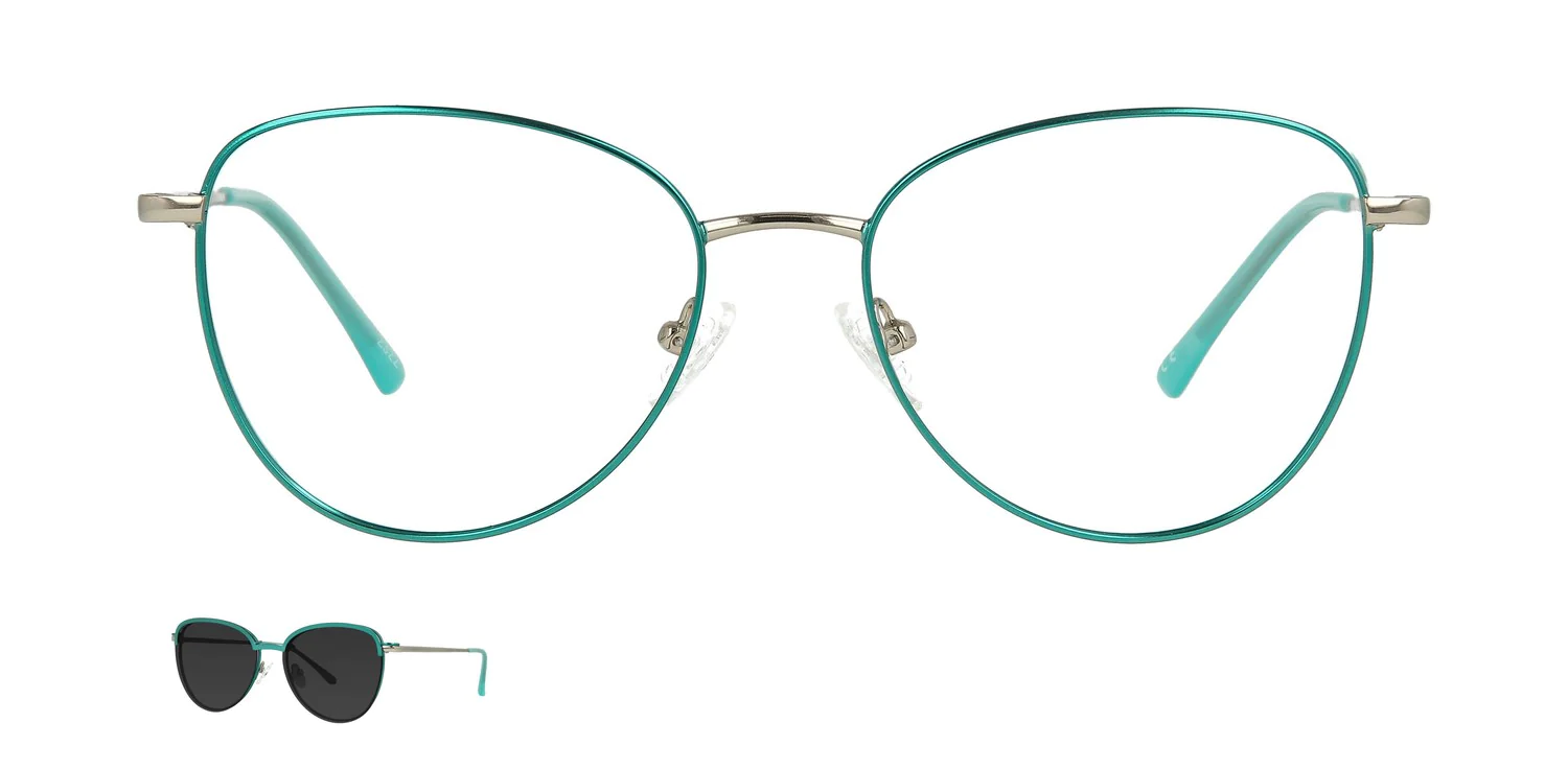 Optical frame with clip-on...