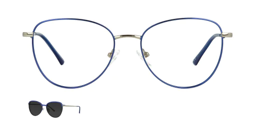 Optical frame with clip-on TONNY 48380C2-CL1