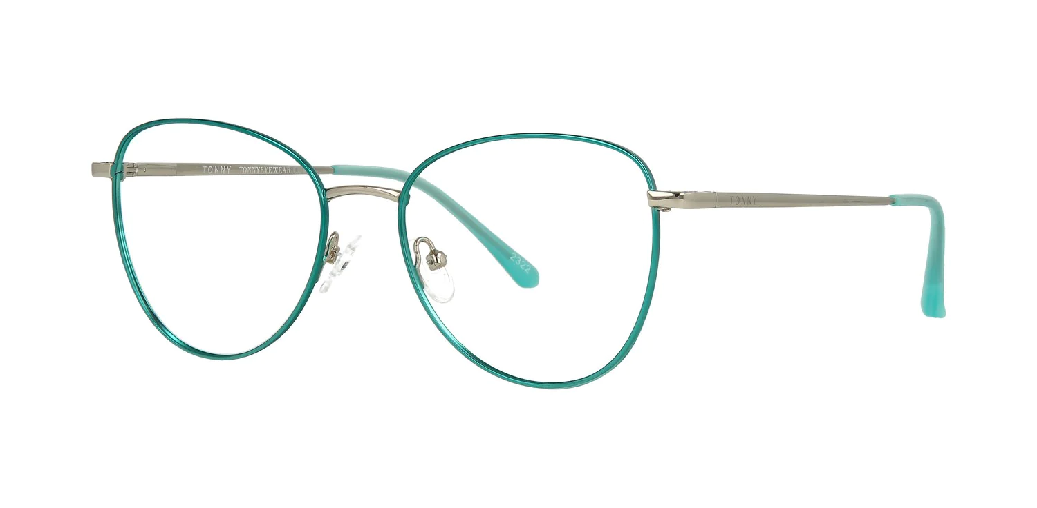 Optical frame with clip-on TONNY 48380C1-CL1