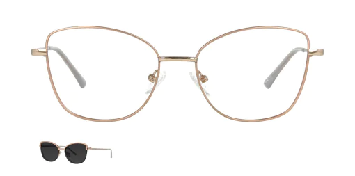 Optical frame with clip-on TONNY 48382C1-CL1