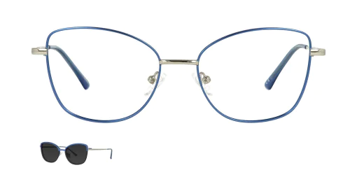 Optical frame with clip-on TONNY 48382C3-CL1