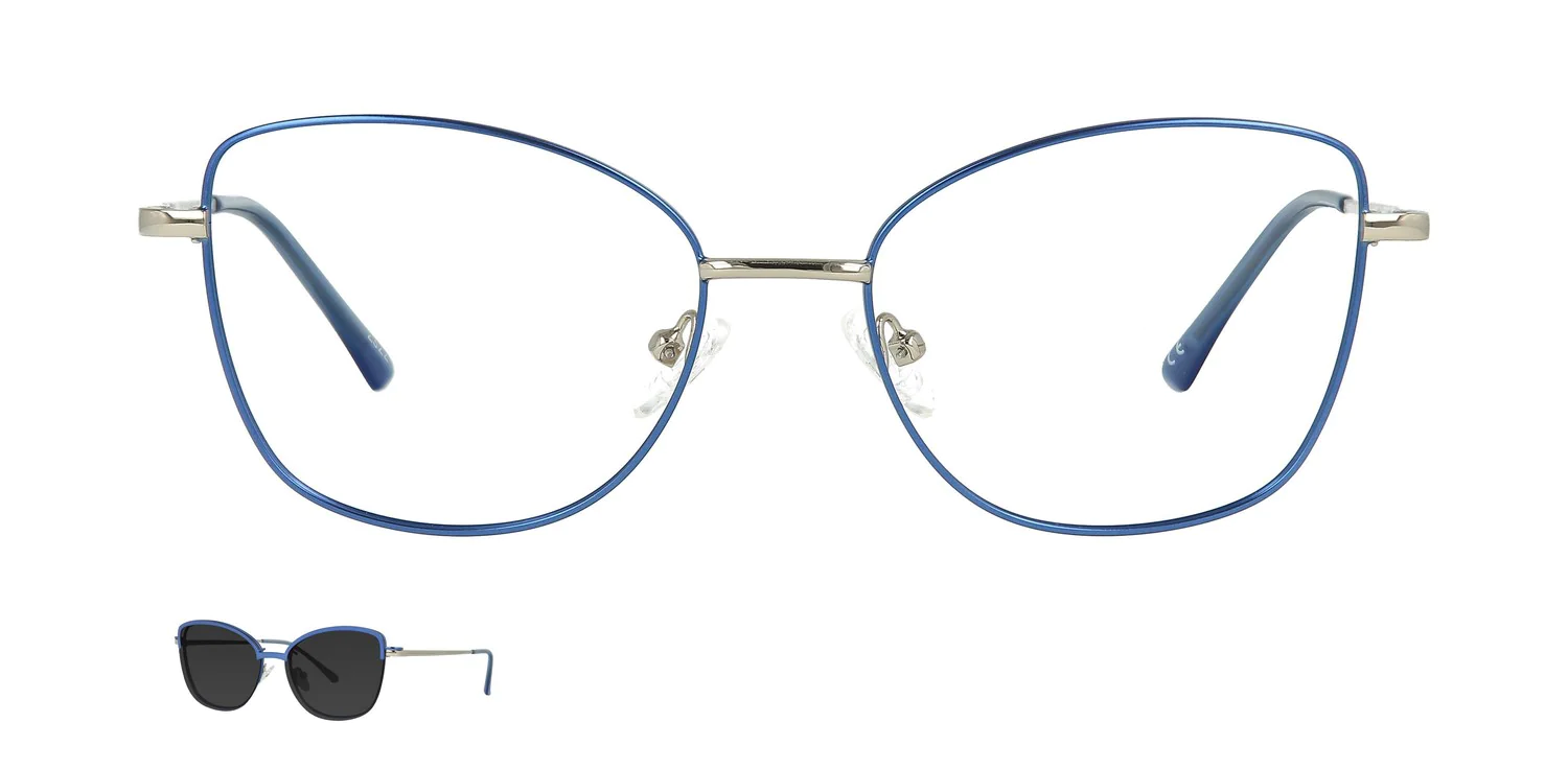 Optical frame with clip-on...