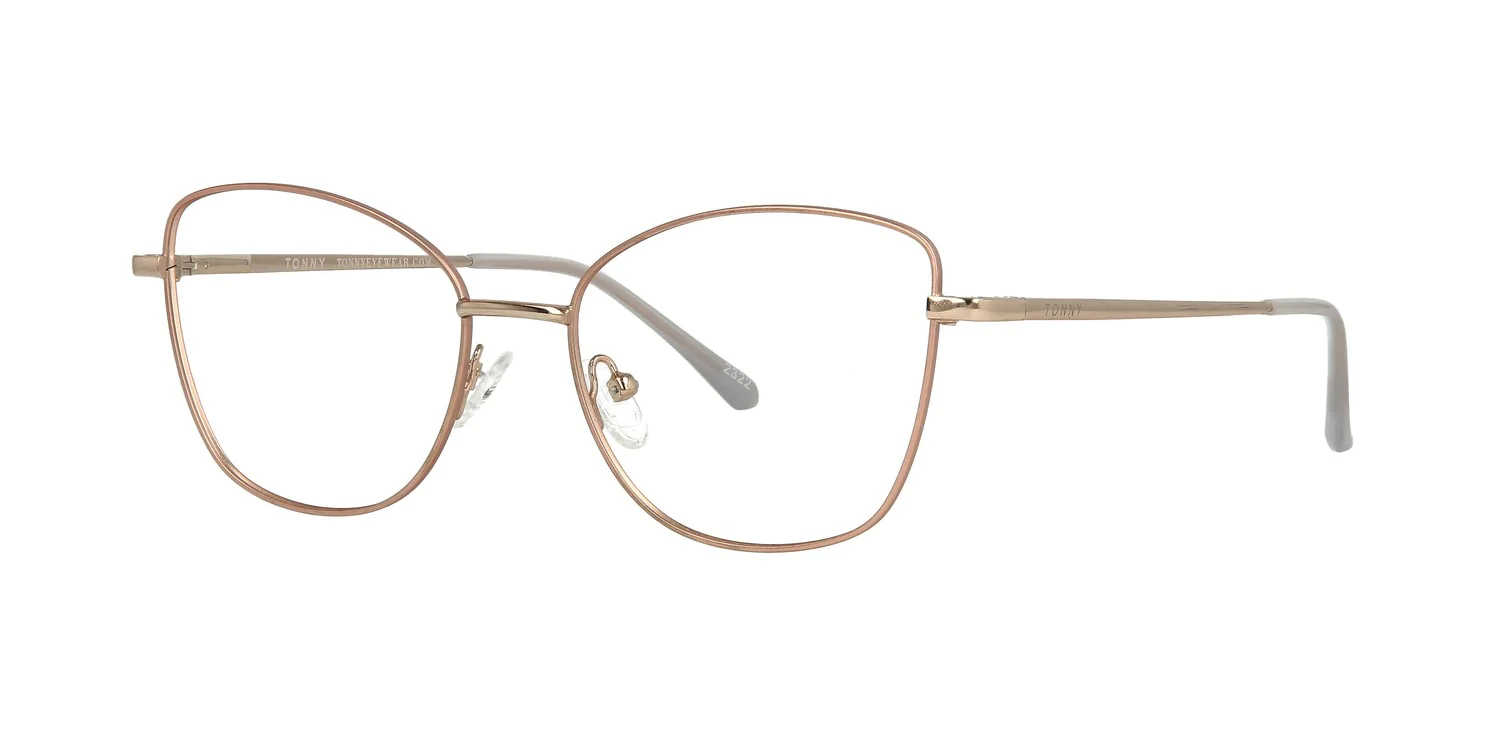 Optical frame with clip-on TONNY 48382C1-CL1