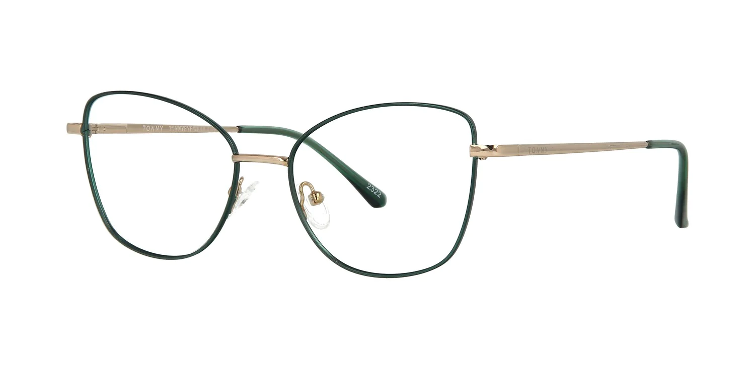 Optical frame with clip-on TONNY 48382C2-CL1