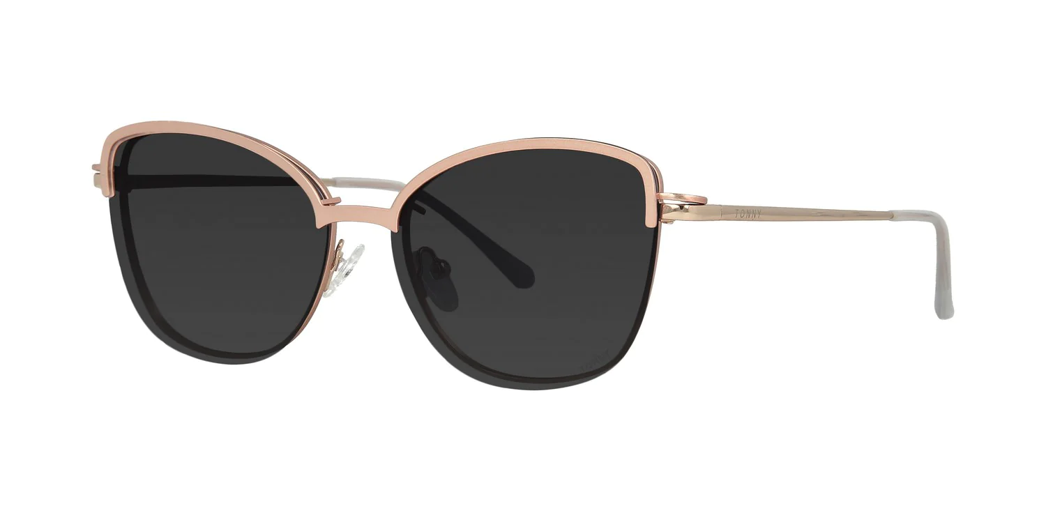 Optical frame with clip-on TONNY 48382C1-CL1