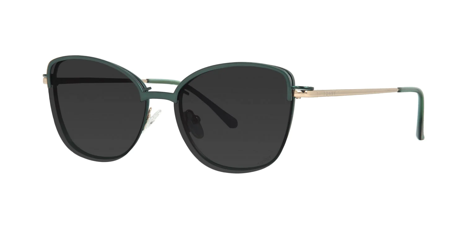 Optical frame with clip-on TONNY 48382C2-CL1