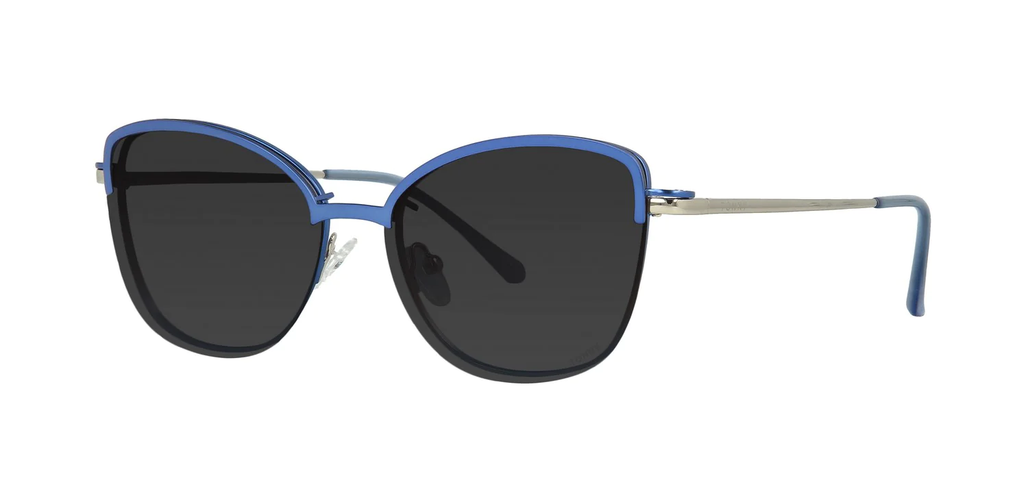 Optical frame with clip-on TONNY 48382C3-CL1