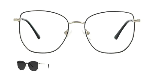 Optical frame with clip-on TONNY 48387C1-CL1