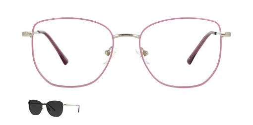 Optical frame with clip-on TONNY 48387C3-CL1