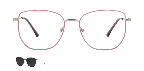 Optical frame with clip-on TONNY 48387C3-CL1