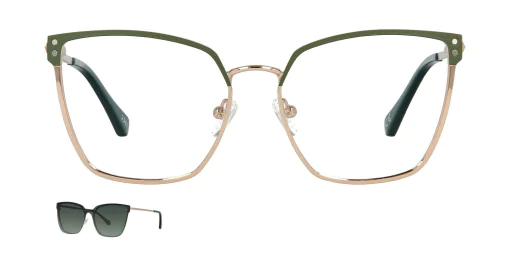 Optical frame with clip-on TONNY 48415C3-CL1