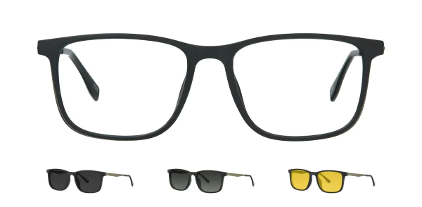 Optical frame with clip-on TONNY 48365C2-CL3