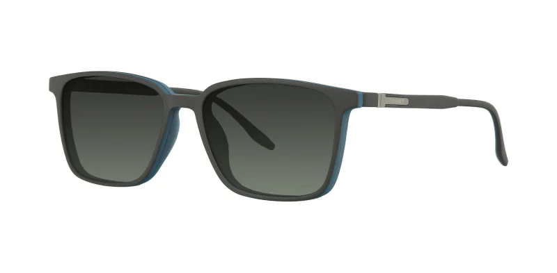 Optical frame with clip-on TONNY 48370C3-CL3