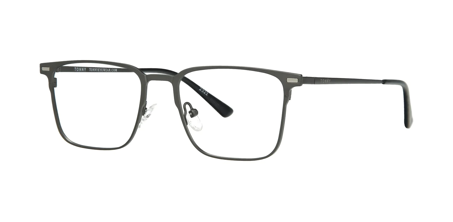 Optical frame with clip-on TONNY 48390C3-CL3