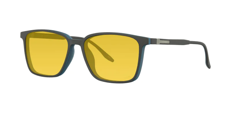 Optical frame with clip-on TONNY 48370C3-CL3