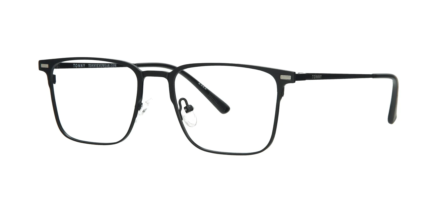 Optical frame with clip-on TONNY 48390C1-CL3