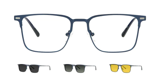 Optical frame with clip-on TONNY 48390C2-CL3