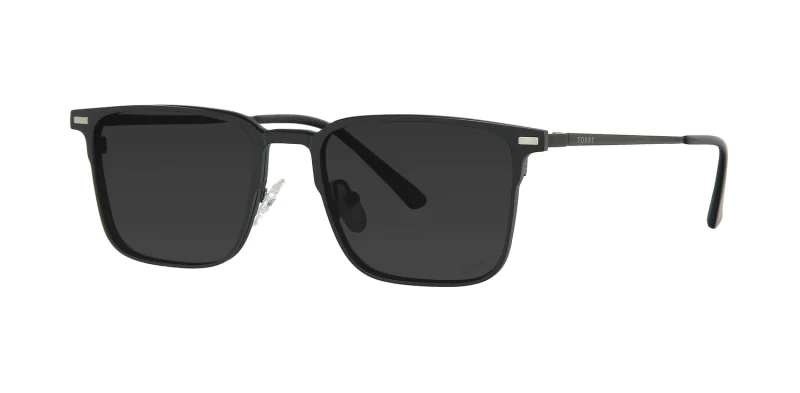 Optical frame with clip-on TONNY 48390C1-CL3