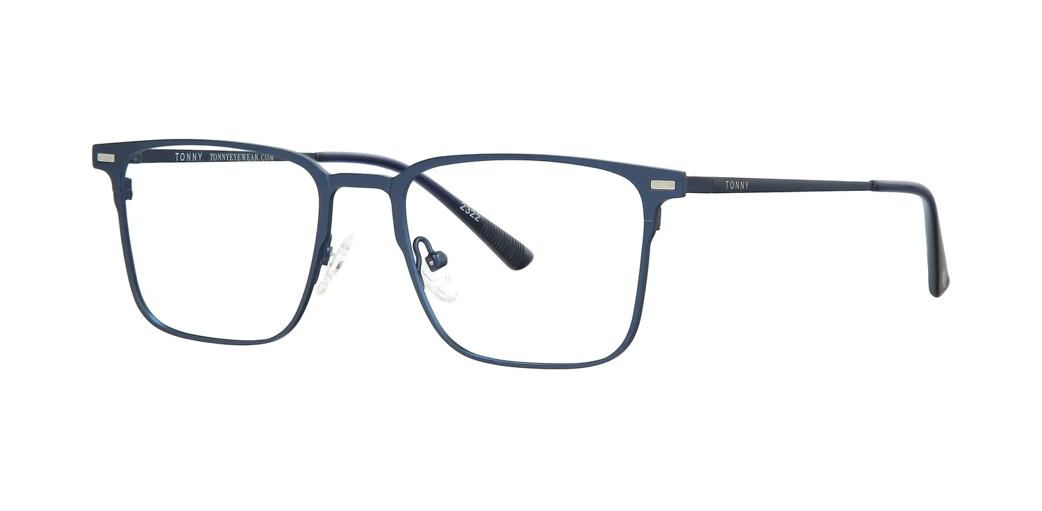 Optical frame with clip-on TONNY 48390C2-CL3