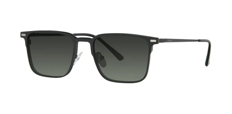 Optical frame with clip-on TONNY 48390C1-CL3