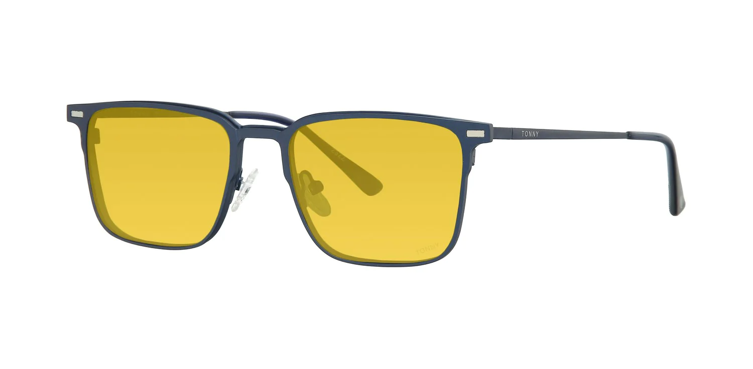 Optical frame with clip-on TONNY 48390C2-CL3