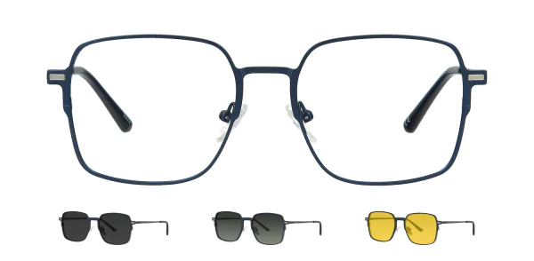 Optical frame with clip-on TONNY 48391C2-CL3
