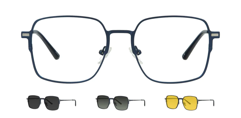 Optical frame with clip-on TONNY 48391C2-CL3