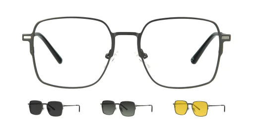 Optical frame with clip-on TONNY 48391C3-CL3