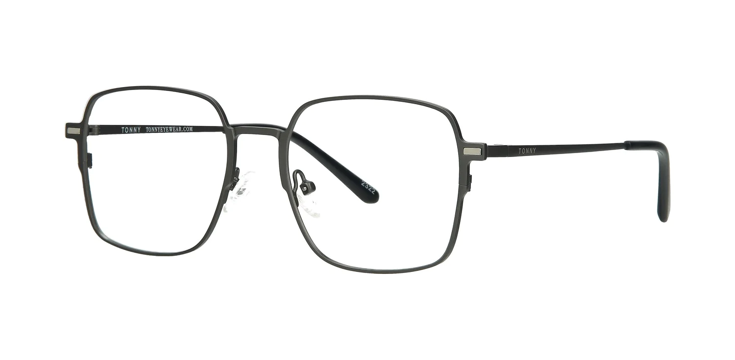 Optical frame with clip-on TONNY 48391C3-CL3