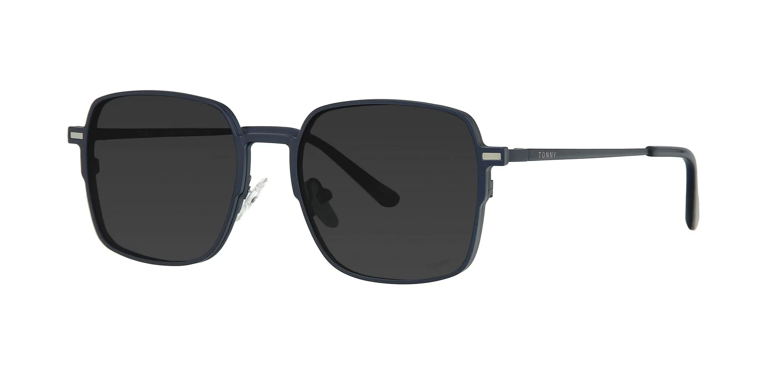 Optical frame with clip-on TONNY 48391C2-CL3