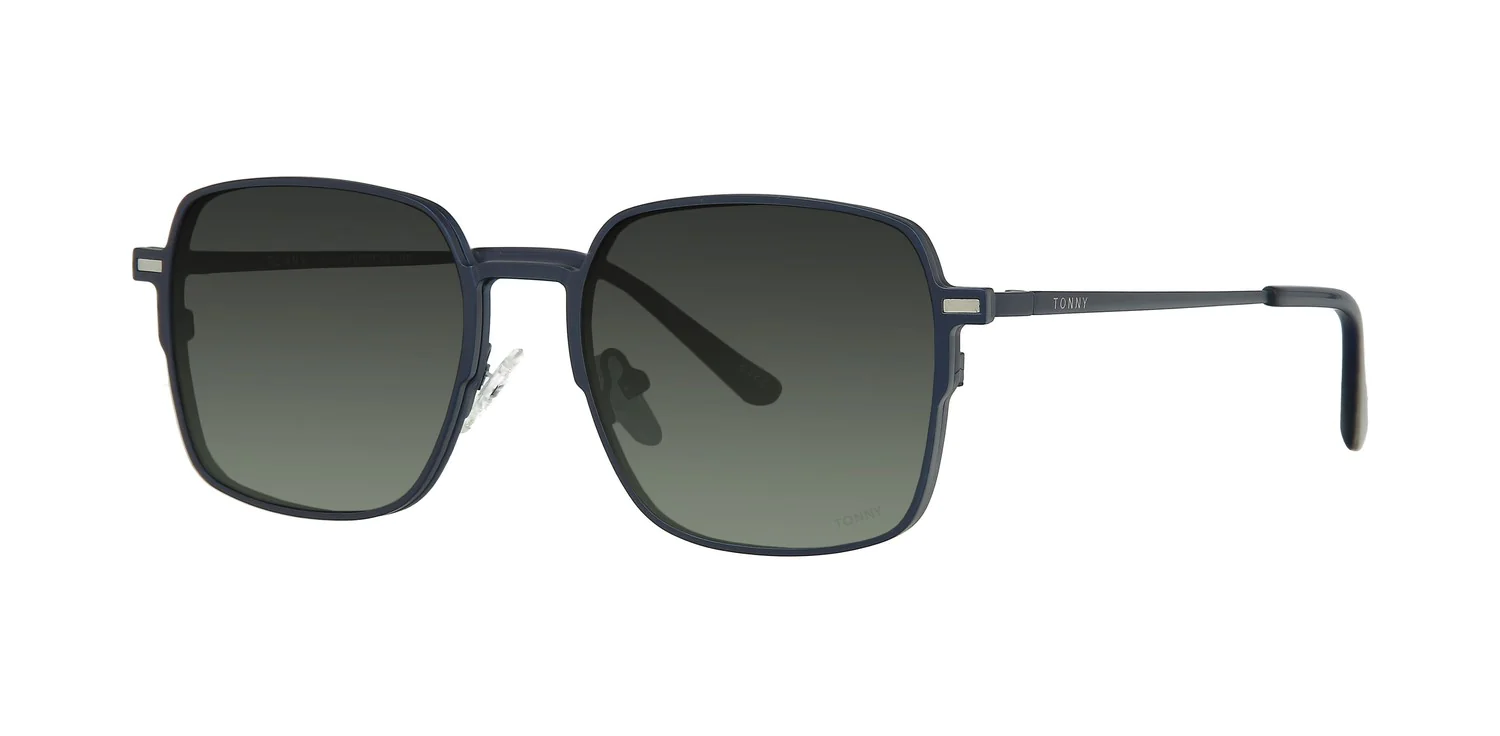 Optical frame with clip-on TONNY 48391C2-CL3