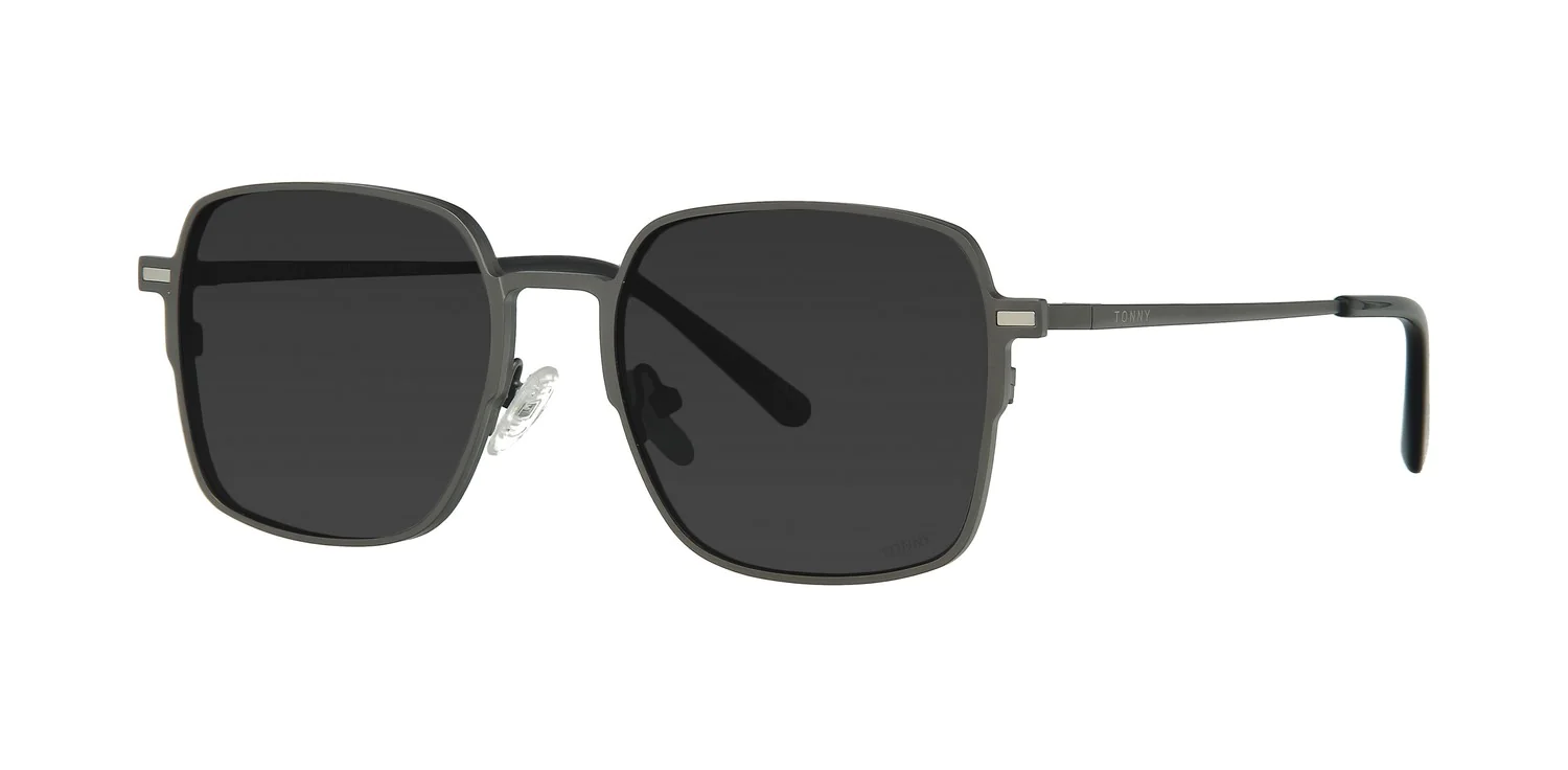 Optical frame with clip-on TONNY 48391C3-CL3