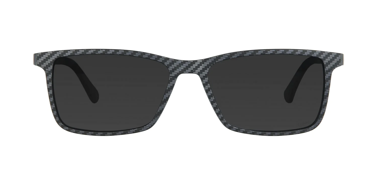 Optical frame with clip-on TONNY 48368C2-CL3