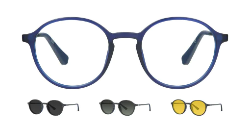 Optical frame with clip-on TONNY 48371C2-CL3