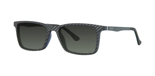 Optical frame with clip-on TONNY 48368C2-CL3