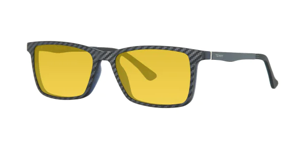 Optical frame with clip-on TONNY 48368C2-CL3