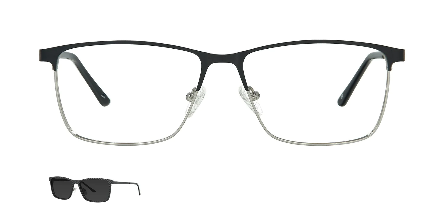 Optical frame with clip-on...