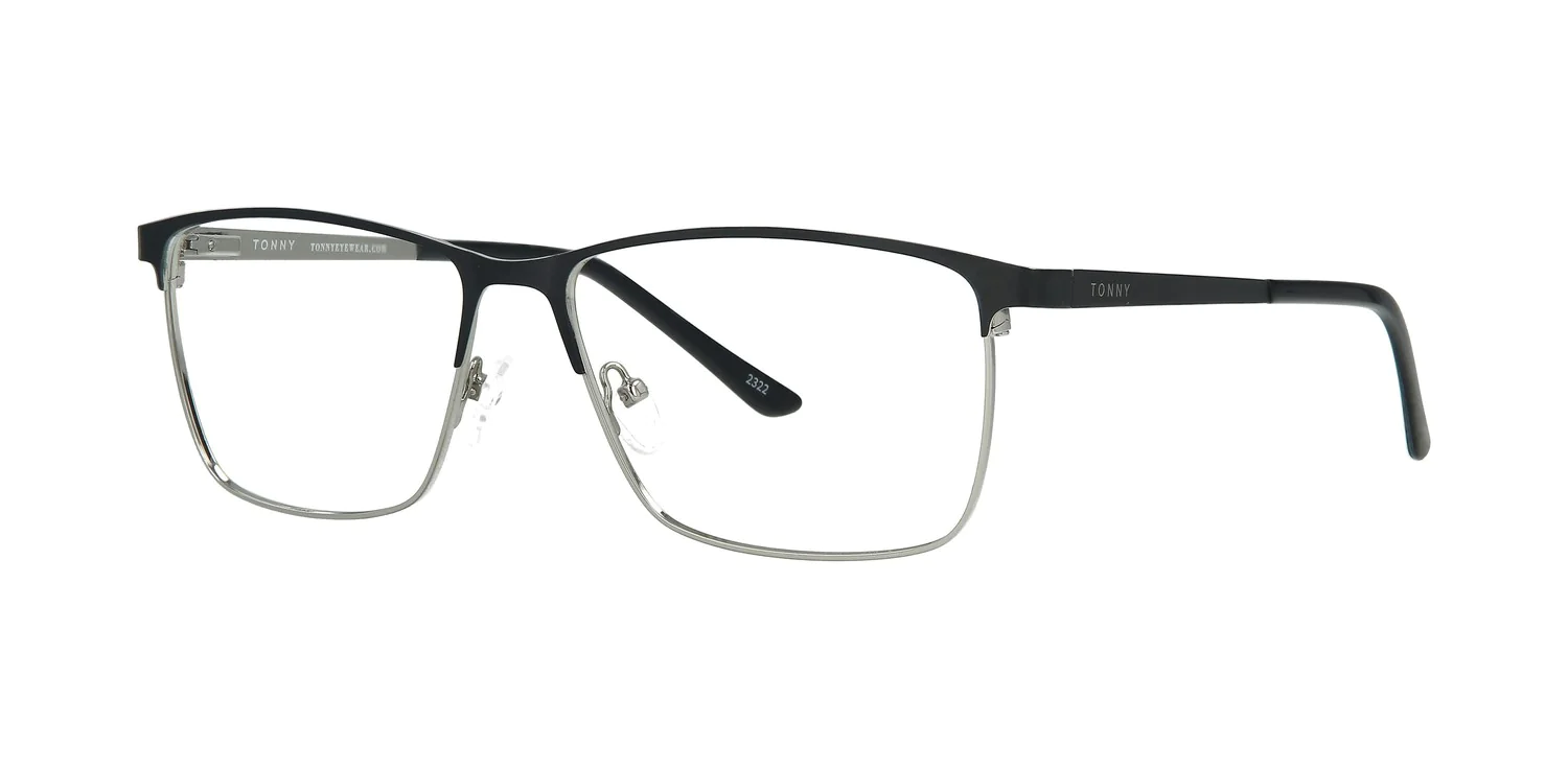 Optical frame with clip-on TONNY 48378C2-CL1